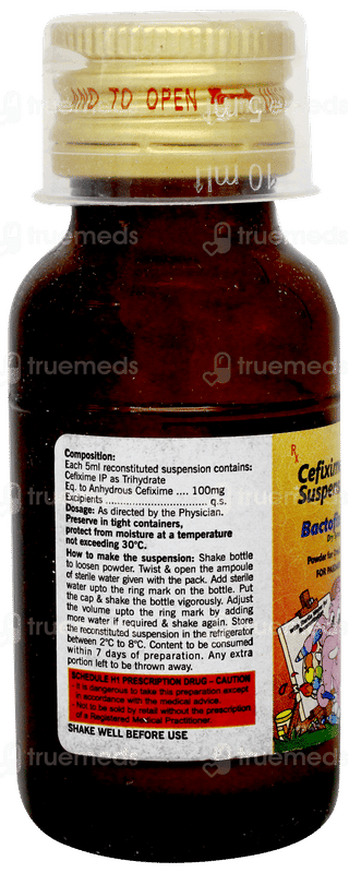 Bactofix 100 Dry Syrup 30ml