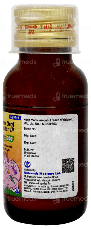 Bactofix 100 Dry Syrup 30ml