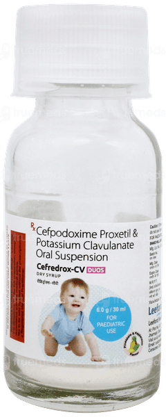 Cefredrox Cv Duos Pineapple & Peppermint Flavour Dry Syrup 30ml Cefredrox Cv Duos Pineapple & Peppermint Flavour Dry Syrup 30ml