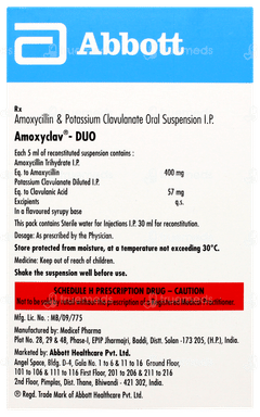 Amoxyclav Duo Dry Syrup 30ml