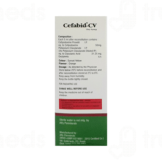 Cefabid Cv 50/31.25 MG Dry Syrup 30 ML