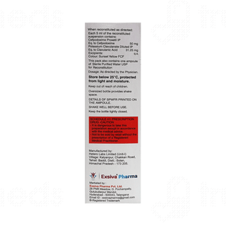 Clardox 50/31.25 MG Dry Syrup 30 ML