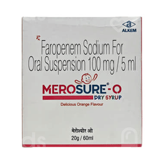 Merosure O Orange Flavour Dry Syrup 60ml