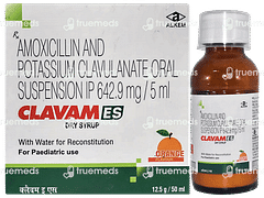 Clavam Es Orange Flavour Dry Syrup 50ml