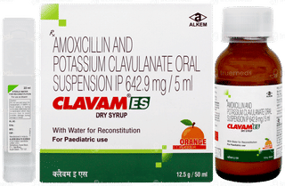 Clavam Es Orange Flavour Dry Syrup 50ml