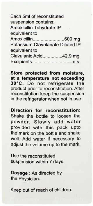 Clavam Es Orange Flavour Dry Syrup 50ml