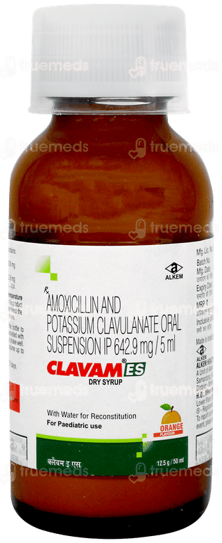 Clavam Es Orange Flavour Dry Syrup 50ml