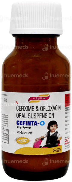 Cefinta O Orange Flavour Dry Syrup 30Ml Cefinta O Orange Flavour Dry Syrup 30Ml