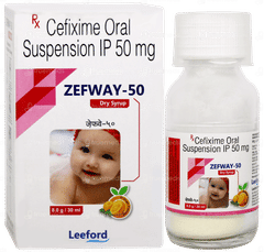 Zefway 50 Orange Flavour Dry Syrup 30ml