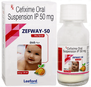 Zefway 50 Orange Flavour Dry Syrup 30ml