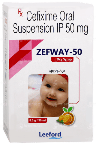 Zefway 50 Orange Flavour Dry Syrup 30ml