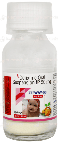 Zefway 50 Orange Flavour Dry Syrup 30ml