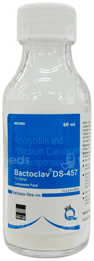 Bactoclav Ds 457 Dry Syrup 60Ml