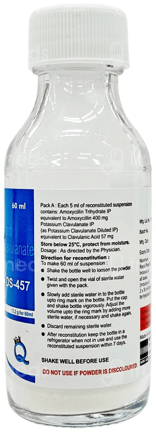 Bactoclav Ds 457 Dry Syrup 60Ml