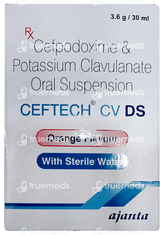 Ceftech Cv Ds Orange Flavour Suspension 30ml