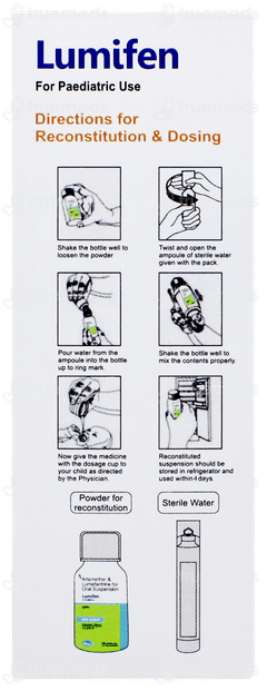 Lumifen Strawberry Flavour Dry Syrup 30ml Lumifen Strawberry Flavour Dry Syrup 30ml