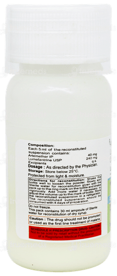 Lumifen Strawberry Flavour Dry Syrup 30ml Lumifen Strawberry Flavour Dry Syrup 30ml