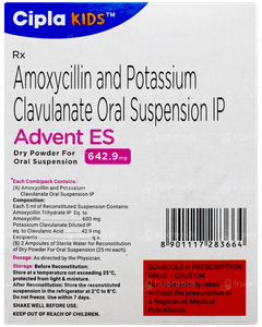 Advent Es Orange Flavour Suspension 50ml