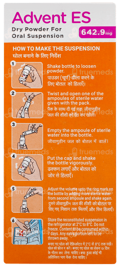 Advent Es Orange Flavour Suspension 50ml