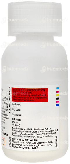 Advent Es Orange Flavour Suspension 50ml