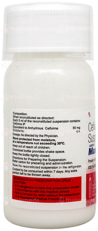Maxicef O 50Mg Suspension 30Ml
