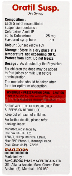 Oratil Dry Syrup 30ml