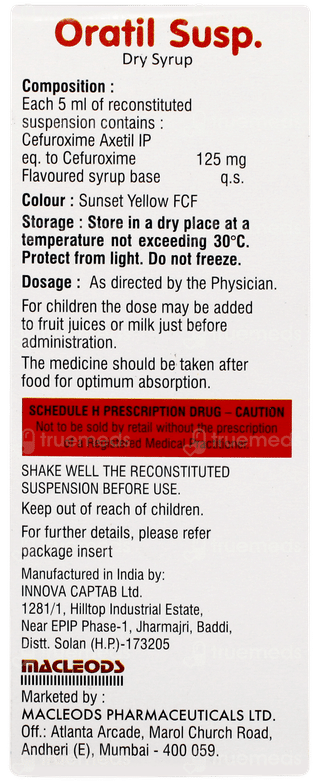 Oratil Dry Syrup 30ml