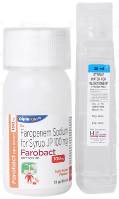 Farobact 100 Mg Tutti Frutti Flavour Dry Syrup 30 Ml Farobact 100 Mg Tutti Frutti Flavour Dry Syrup 30 Ml