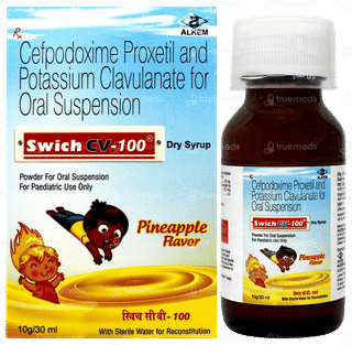 Swich Cv 100 Pineapple Flavor Dry Syrup 30ml