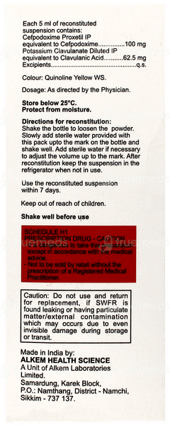 Swich Cv 100 Pineapple Flavor Dry Syrup 30ml