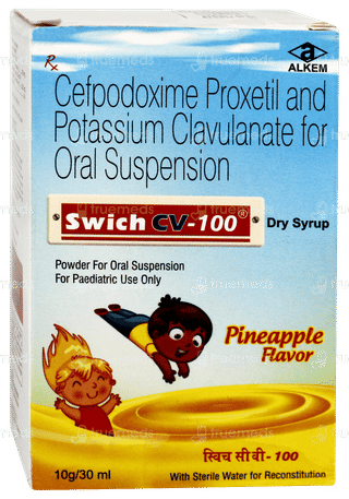 Swich Cv 100 Pineapple Flavor Dry Syrup 30ml