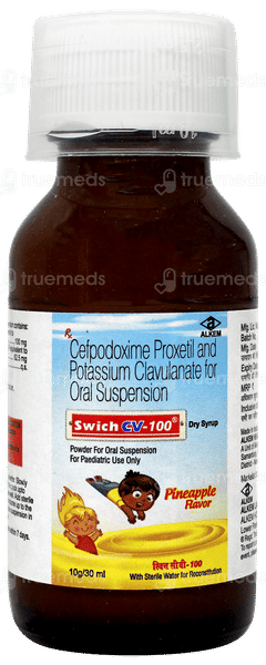 Swich Cv 100 Pineapple Flavor Dry Syrup 30ml