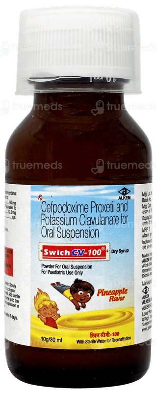 Swich Cv 100 Pineapple Flavor Dry Syrup 30ml