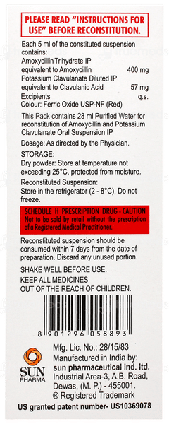 Moxclav Ds Cp Suspension 30ml