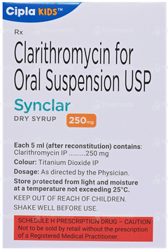 Synclar 250Mg Mixed Fruit Flavour Dry Syrup 30Ml Synclar 250Mg Mixed Fruit Flavour Dry Syrup 30Ml
