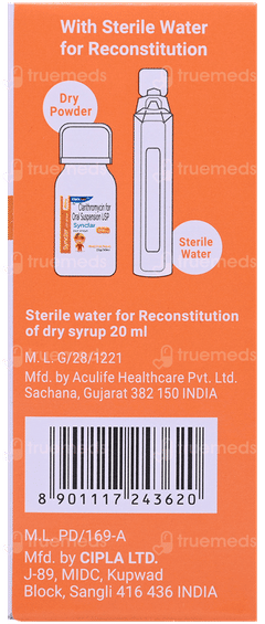 Synclar 250Mg Mixed Fruit Flavour Dry Syrup 30Ml Synclar 250Mg Mixed Fruit Flavour Dry Syrup 30Ml