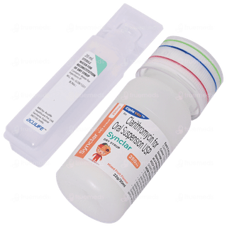Synclar 250Mg Mixed Fruit Flavour Dry Syrup 30Ml