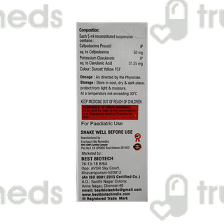 Hipod Cv 50 Mg Dry Syrup 30 Ml