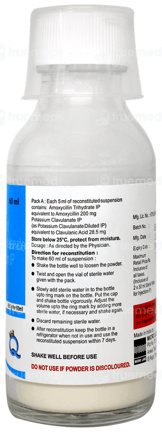 Bactoclav Dry Syrup 60ml