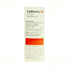Ceflonix O Orange Flavour Dry Syrup 30 ML