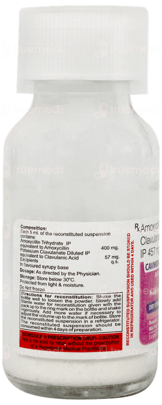 Cavmox Cv Duos Banana & Mix Fruit Flavour Dry Syrup 30ml
