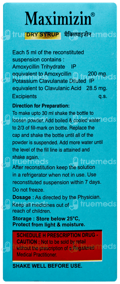 Maximizin Dry Syrup 30ml