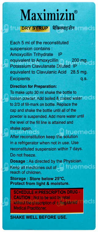 Maximizin Dry Syrup 30ml