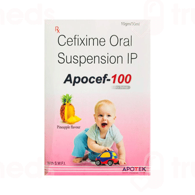 Apocef 100 Mg Pineapple Flavour Dry Syrup: Uses, Side Effects, Price ...