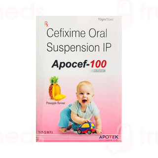 Apocef 100 MG Pineapple Flavour Dry Syrup 30 ML