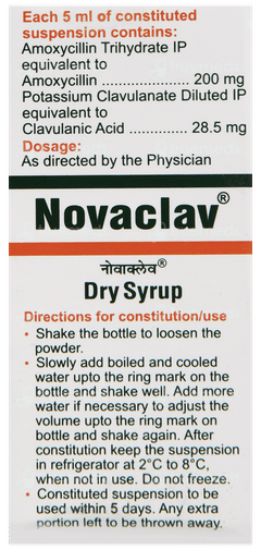Novaclav Dry Syrup 30Ml Novaclav Dry Syrup 30Ml