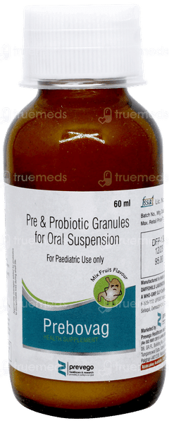 Prebovag Mix Fruit Flavour Suspension 60ml