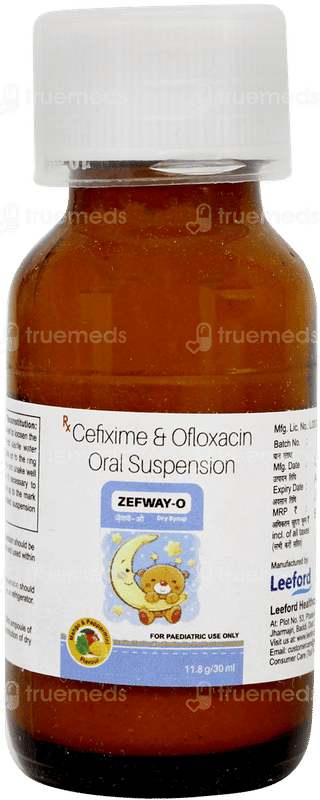 Zefway O Mango & Peppermint Flavour Dry Syrup 30ml