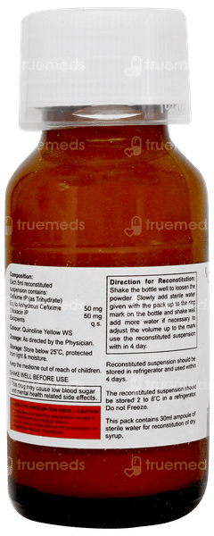 Zefway O Mango & Peppermint Flavour Dry Syrup 30ml
