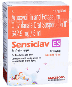 Sensiclav Es Dry Syrup 50Ml